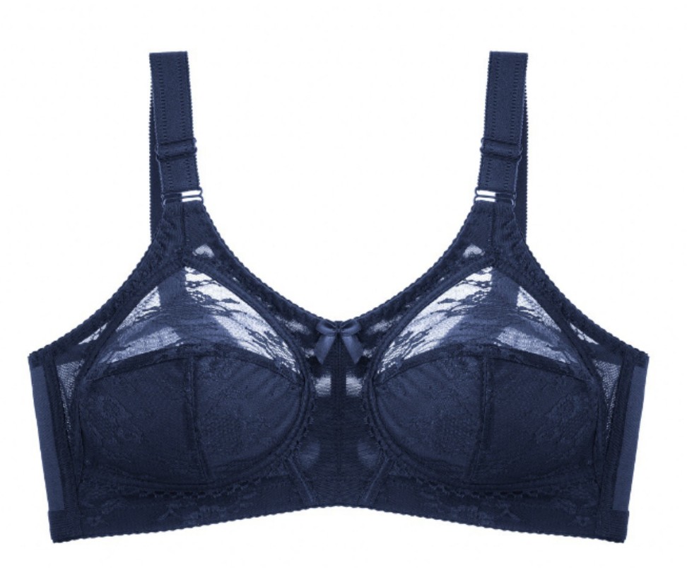 Womens Plus Size Bras Sexy Lace Ultra Thin Bras Wireless Anti Sagging Bra